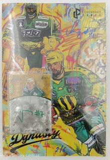 LC - Podepsaný box Jaškin - League Dynasty Vsetín 2/6 Update podpis sezona 95/96