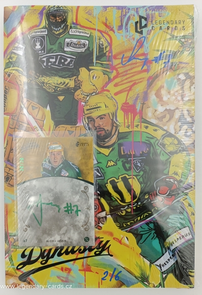 LC - Podepsaný box Jaškin - League Dynasty Vsetín 2/6 Update podpis sezona 95/96