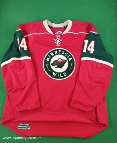 Game Worn Reebok 2009/10 - Martin Havlat - Minnesota Wild 