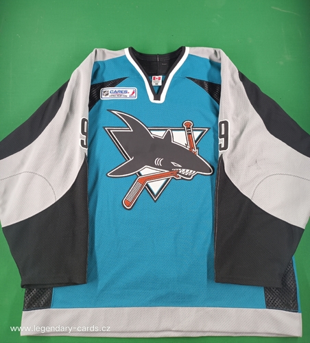 Game Worn Reebok 2005/06 - Milan Michalek - San Jose Sharks