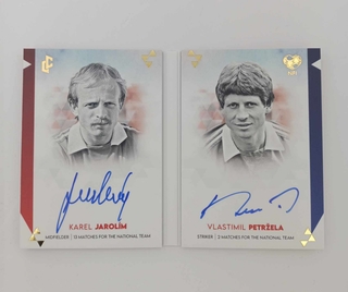 2) LC - NFI Booklet Czech&Slovak Famous Players Petržela/Jarolím signatures Gold /5