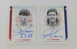 3) LC - NFI Booklet Czech&Slovak Famous Players Chovanec/Skuhravý signatures Gold /5