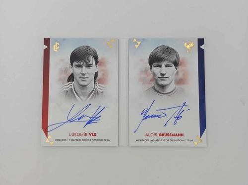 4) LC - NFI Booklet Czech&Slovak Famous Players Grussmann/Vlk signatures Gold /5