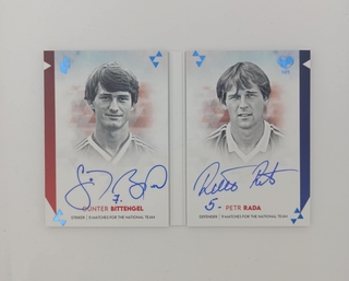 5) LC - NFI Booklet Czech&Slovak Famous Players Rada/Bittengel signatures number Blue 1/1