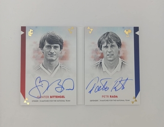 5) LC - NFI Booklet Czech&Slovak Famous Players Rada/Bittengel signatures Gold /5