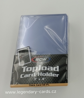 BCW Plastový toploader 59pt Thick, balení 25 ks