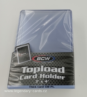 BCW Plastový toploader 138pt Thick, balení 10 ks